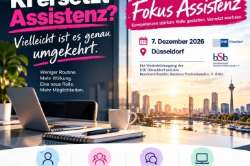 Fokus Assistenz – Kompetenzen stärken. Rolle gestalten. Vernetzt wachsen.